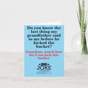 Tarjeta Festiva Chiste de papá divertido