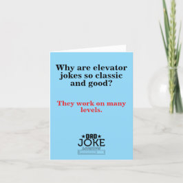 Tarjeta Festiva Chiste de papá gracioso