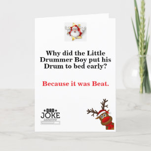 Tarjeta Festiva Chiste Guay Funny Dad Navidades