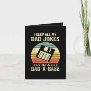 Tarjeta Festiva Chistes divertidos de papá en dad-a-Base