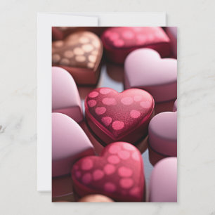 Tarjeta Festiva Chocolates del Día de San Valentín