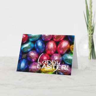 Tarjeta Festiva Chocolates felices del Relieve metalizado de