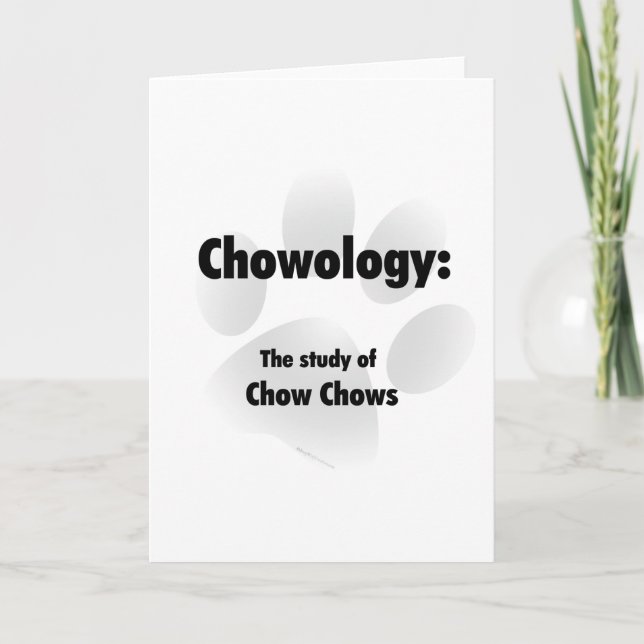 Tarjeta Festiva Chowología (Anverso)