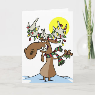 Tarjeta Festiva Chris Moose