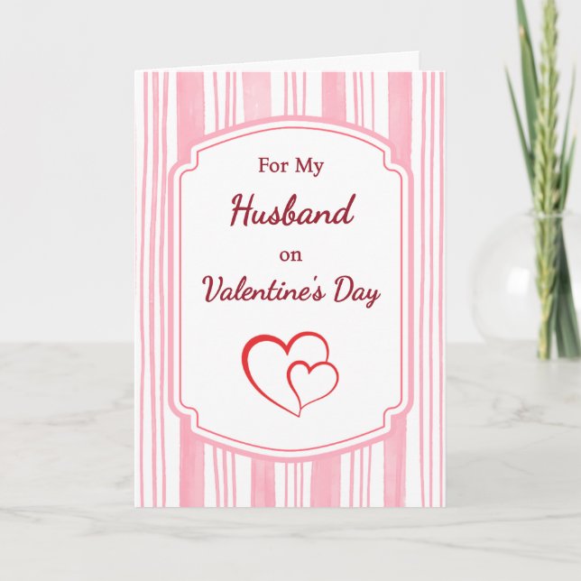 Tarjeta Festiva Christian Valentine’s Day Card for Husband  (Anverso)