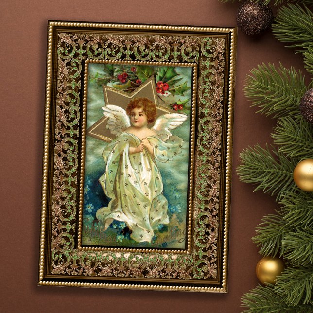 Tarjeta Festiva Christmas Angel Card (Subido por el creador)