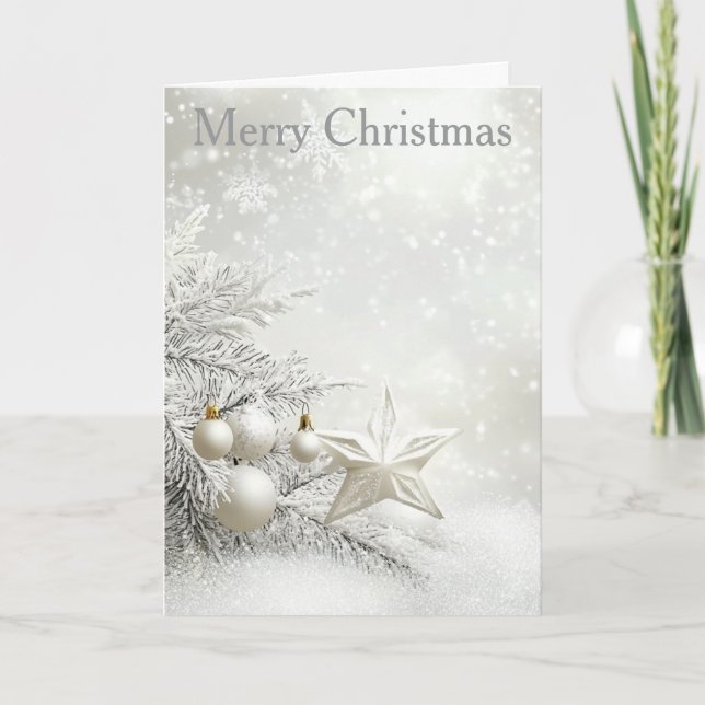 Tarjeta Festiva Christmas Bauble (Anverso)