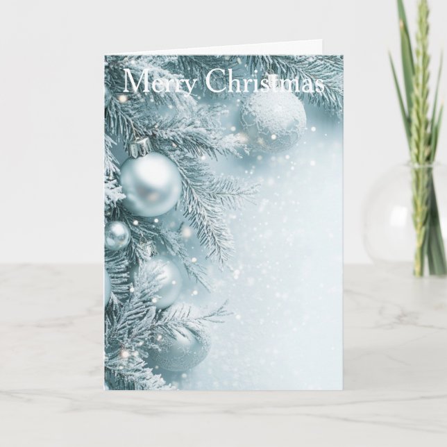 Tarjeta Festiva Christmas Bauble (Anverso)