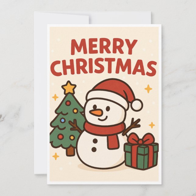 Tarjeta Festiva Christmas card (Anverso)