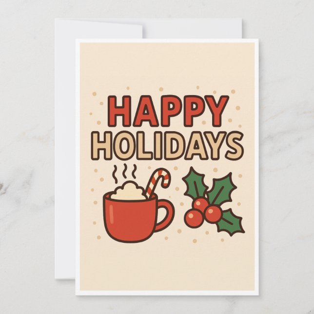 Tarjeta Festiva Christmas card (Anverso)