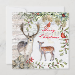 Tarjeta Festiva Christmas card