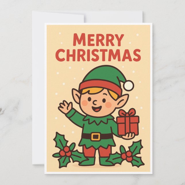 Tarjeta Festiva Christmas card (Anverso)