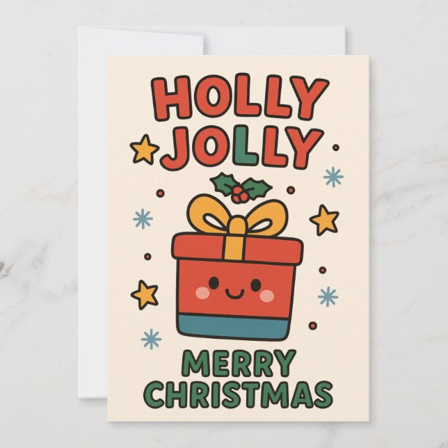 Tarjeta Festiva Christmas card (Anverso)