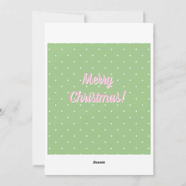 Tarjeta Festiva Christmas Card (Reverso)