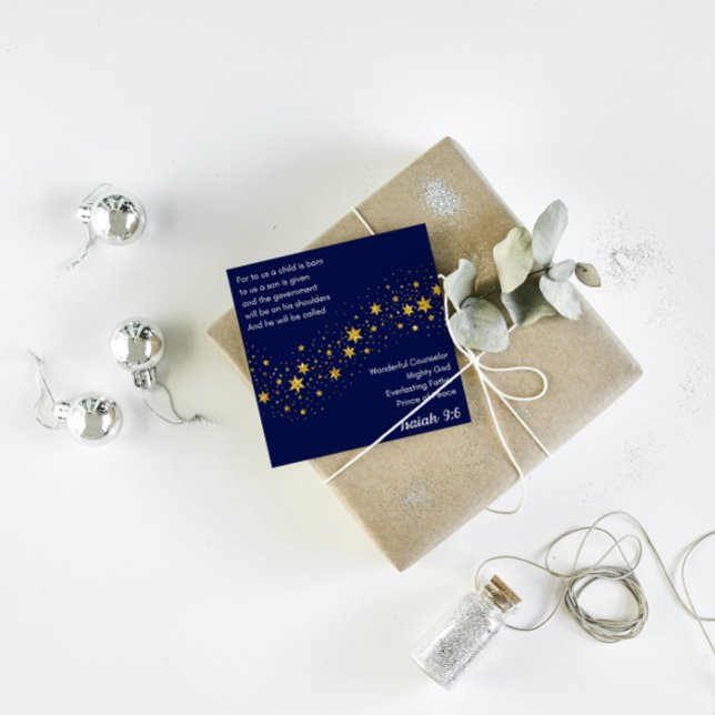 Tarjeta Festiva Christmas Card: a Son is given to us (Subido por el creador)