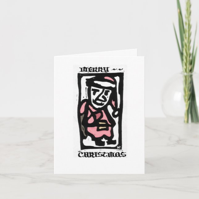 Tarjeta Festiva Christmas Card - Dad's Santa (Anverso)