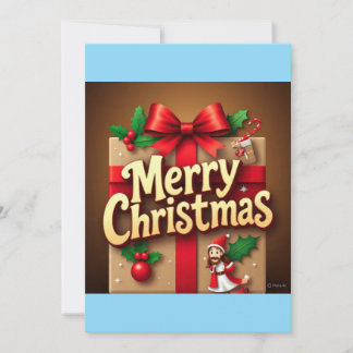 Tarjeta Festiva Christmas card design mery christmas 