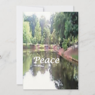 Tarjeta Festiva Christmas Card--Peace