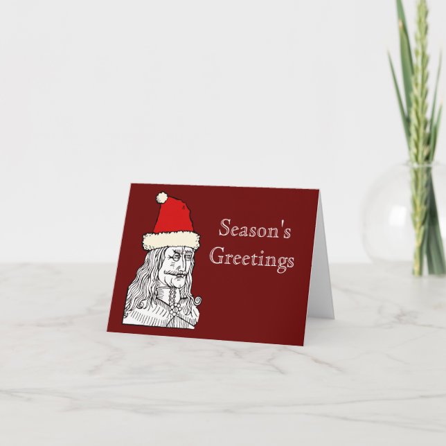 Tarjeta Festiva Christmas de tío Vlad (Anverso)