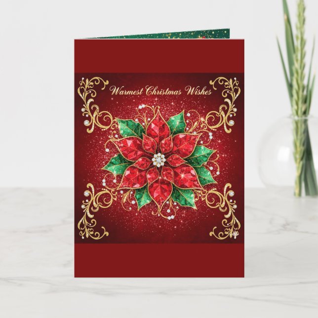 Tarjeta Festiva Christmas Decorative Card (Anverso)