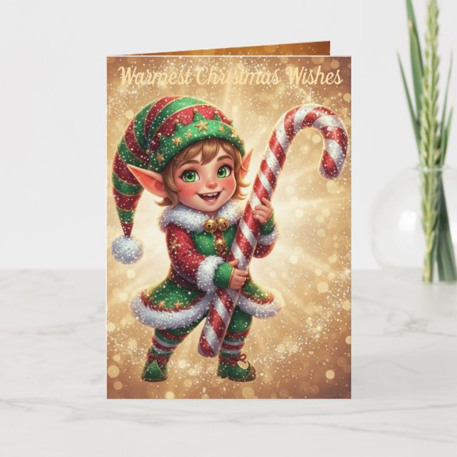 Tarjeta Festiva Christmas Decorative Card (Anverso)
