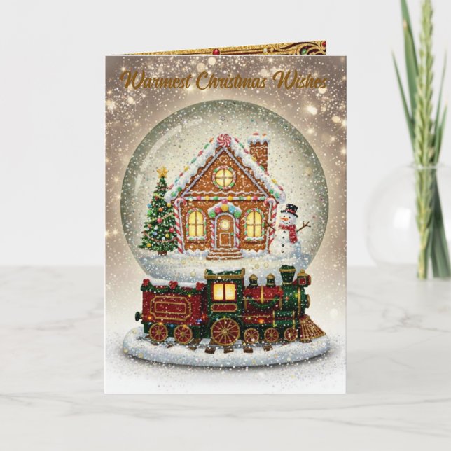 Tarjeta Festiva Christmas Decorative Card (Anverso)