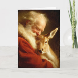 Tarjeta Festiva Christmas Dreams of Santa