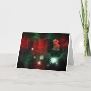 Tarjeta Festiva Christmas gothic