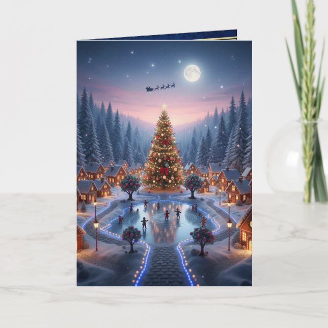 Tarjeta Festiva Christmas Greeting Card (Anverso)