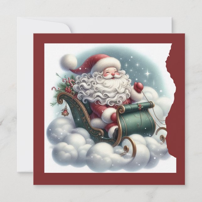 Tarjeta Festiva Christmas Greeting Card (Anverso)