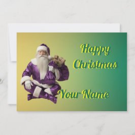 Tarjeta Festiva Christmas Greeting with beautiful party