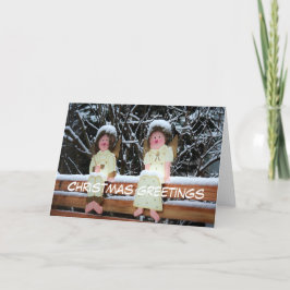 Tarjeta Festiva Christmas greetings