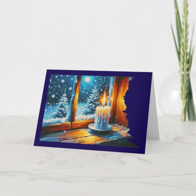 Tarjeta Festiva Christmas Greetings Card  (Anverso)