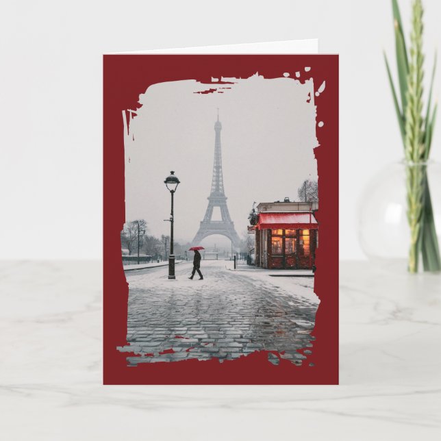 Tarjeta Festiva Christmas Greetings Folded Card (Anverso)