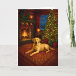 Tarjeta Festiva Christmas In Tennessee Labrador Holiday Card