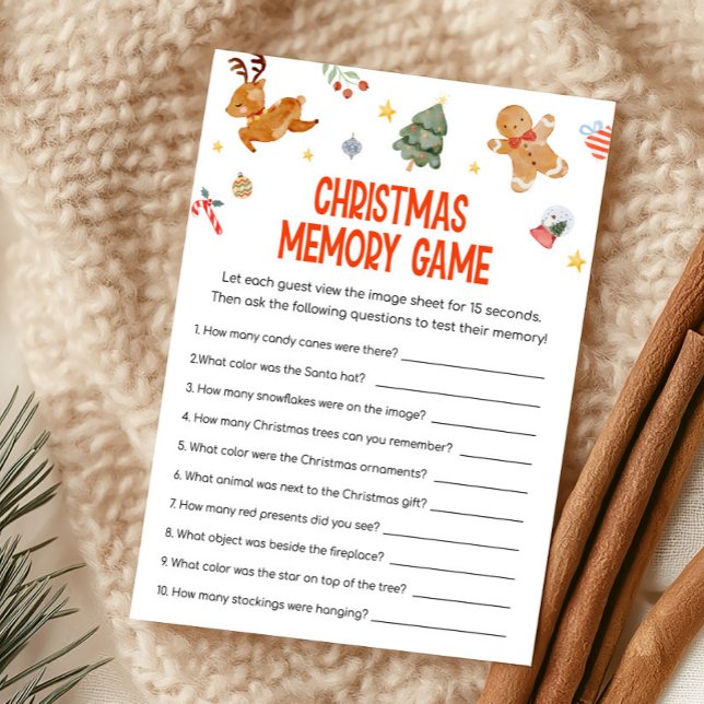 Tarjeta Festiva Christmas Memory Game  (Subido por el creador)
