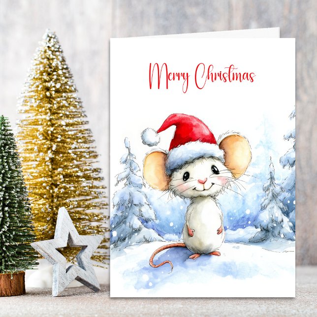 Tarjeta Festiva Christmas Mouse (Subido por el creador)