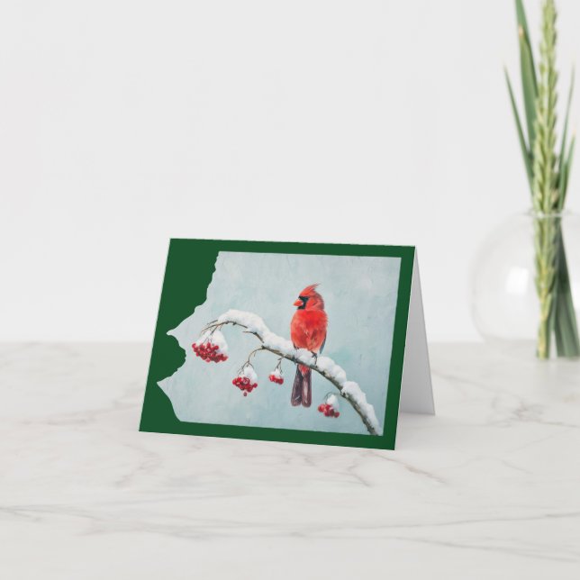 Tarjeta Festiva Christmas New Year Greeting Card (Anverso)