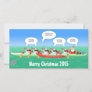 Tarjeta Festiva Christmas Outrigger