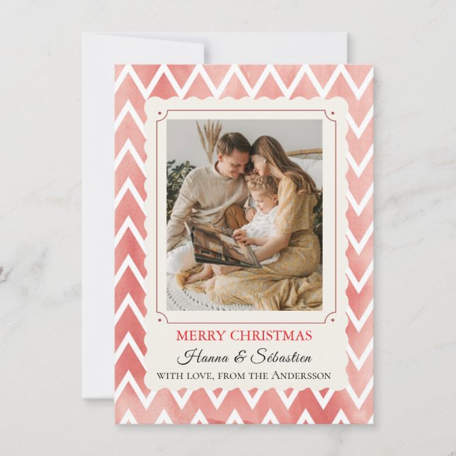 Tarjeta Festiva  Christmas Photo (Anverso)