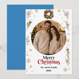Tarjeta Festiva Christmas Photo Card | Merry Christmas