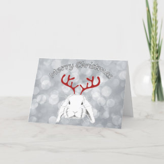 Tarjeta Festiva Christmas Rabbit
