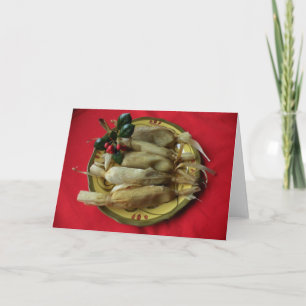 Tarjeta Festiva Christmas Tamales