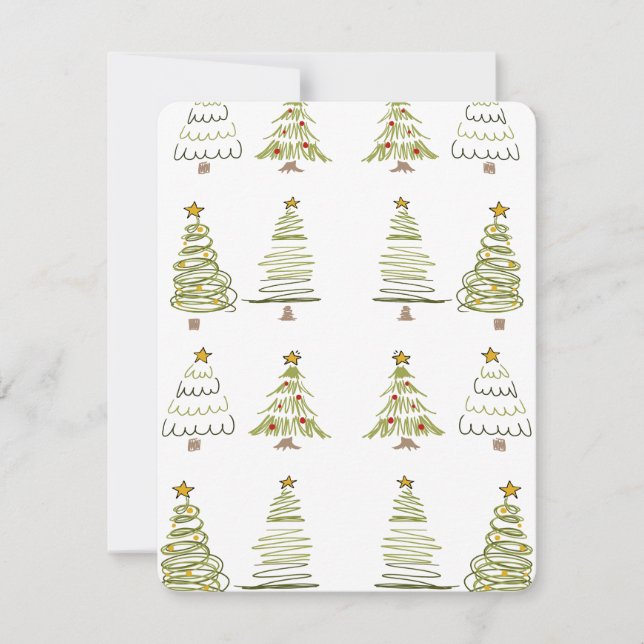 TARJETA FESTIVA CHRISTMAS TREE (Anverso)