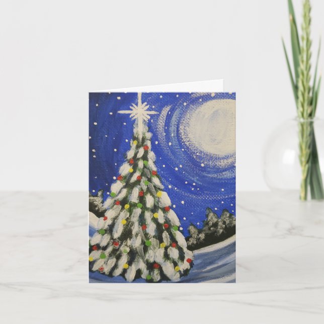 Tarjeta Festiva Christmas Tree (Anverso)