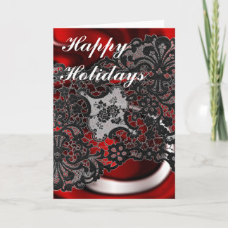 Tarjeta Festiva Chritmas Lace