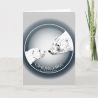 Churchill Souvenirs Polar Bear Art Camisetas y Reg