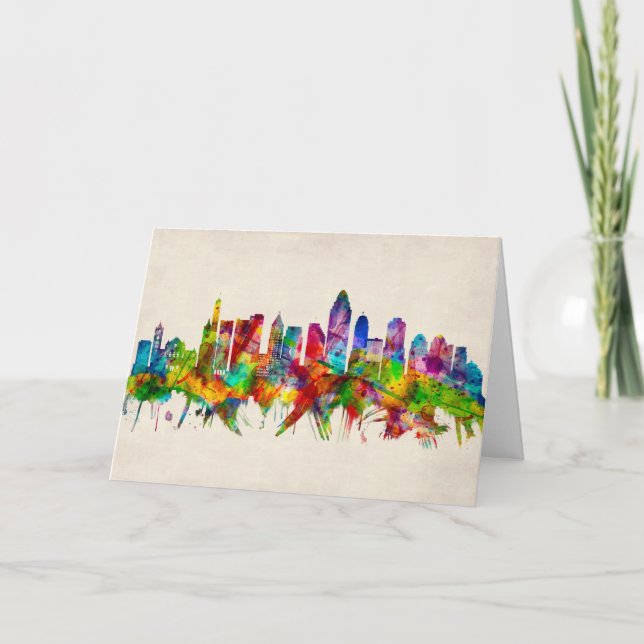 Tarjeta Festiva Cincinnati Ohio (Anverso)