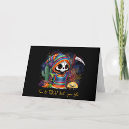 Tarjeta Festiva Cinco de Mayo Grim Reaper