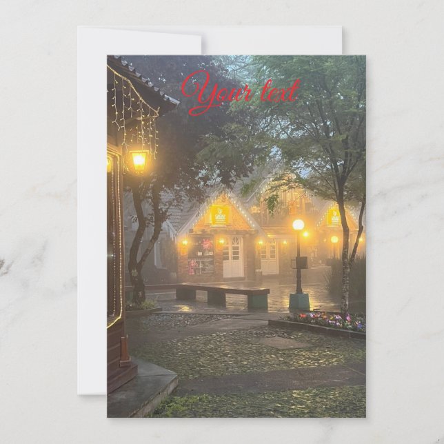 Tarjeta Festiva Cinta de Christamas (Anverso)